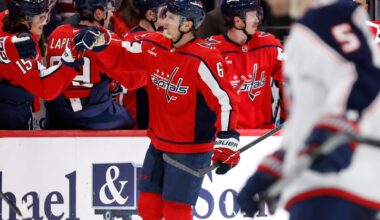 Caps Score Five to Crush Jackets