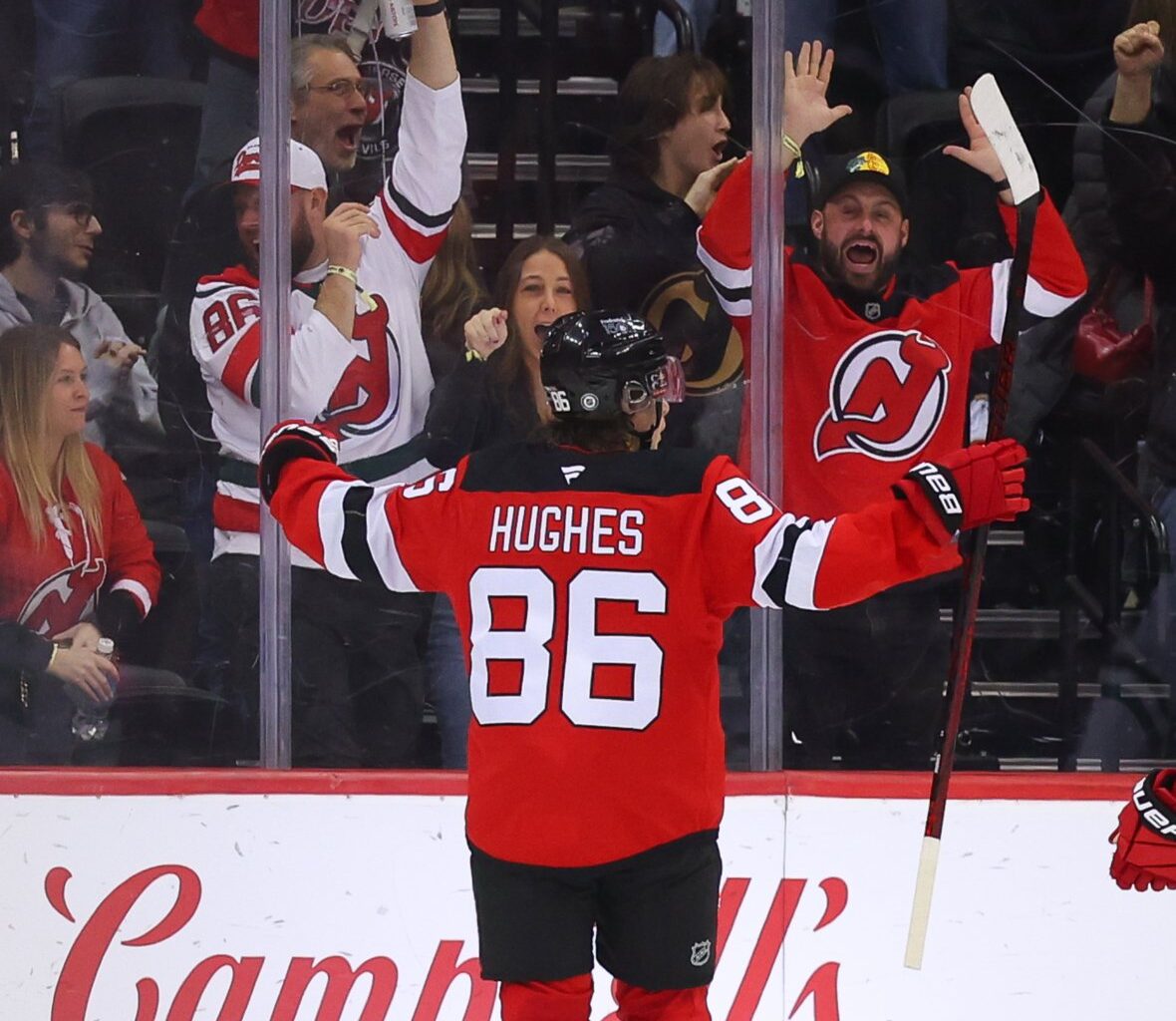 Devils Flags; Hughes Spotted with Pop Star; Rangers Trade