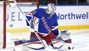 Former Rangers goalie heading to Russia after Sabres terminate contract