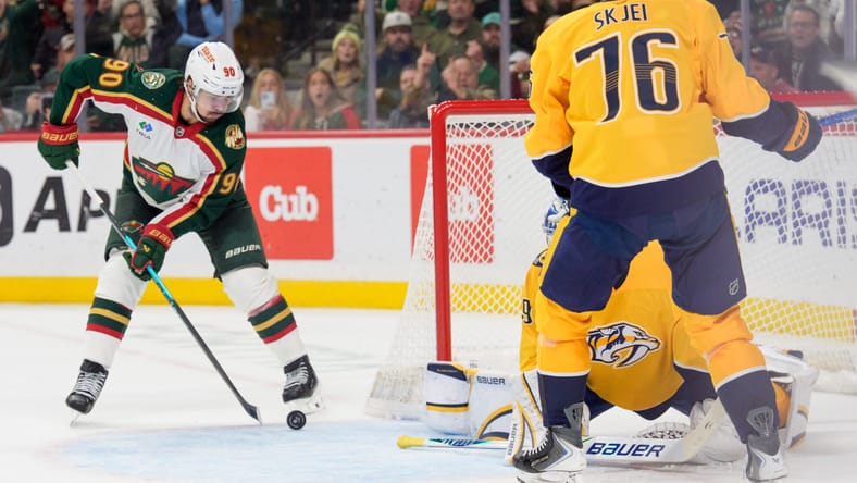 NHL: Nashville Predators at Minnesota Wild
