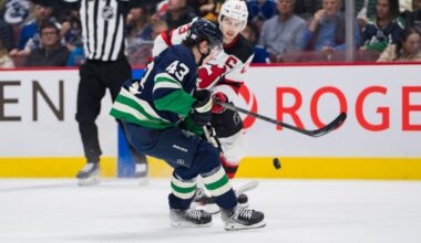 Devils Cheeky Comments; Canucks Listening on Trade