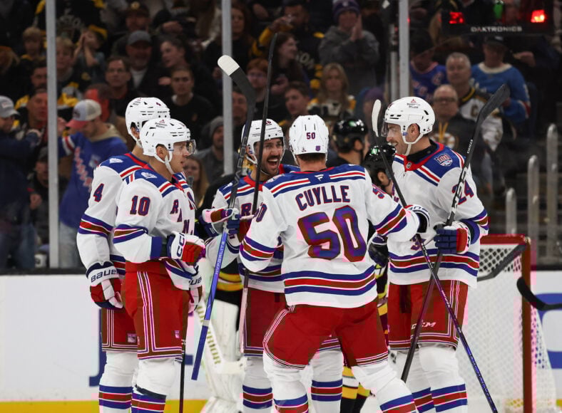 NHL: New York Rangers at Boston Bruins