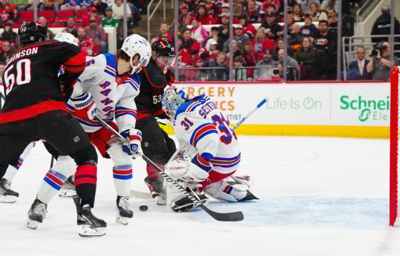 NHL: New York Rangers at Carolina Hurricanes