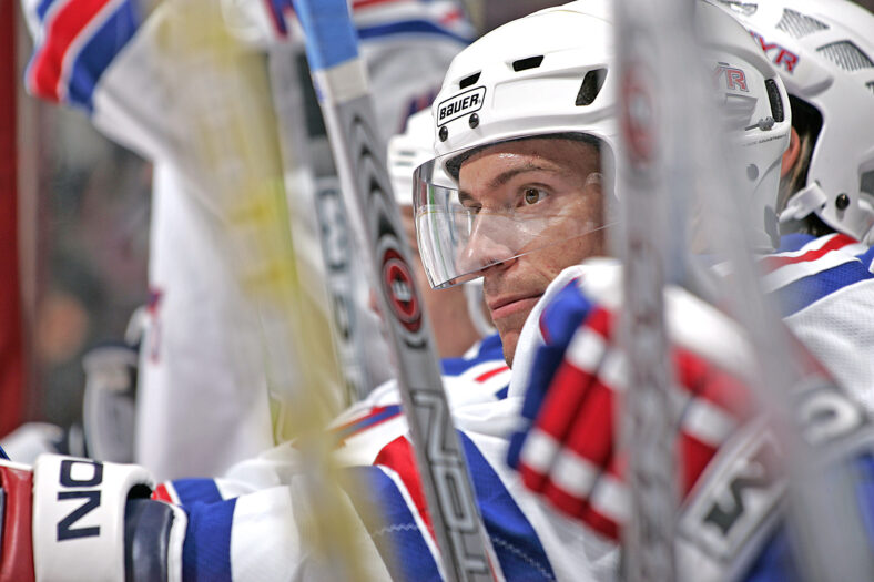 NHL: New York Rangers at New Jersey Devils