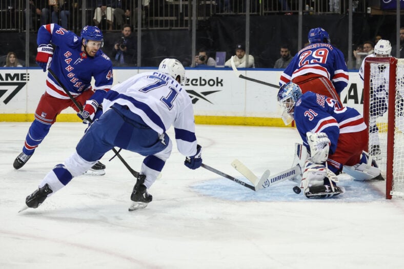 NHL: Tampa Bay Lightning at New York Rangers
