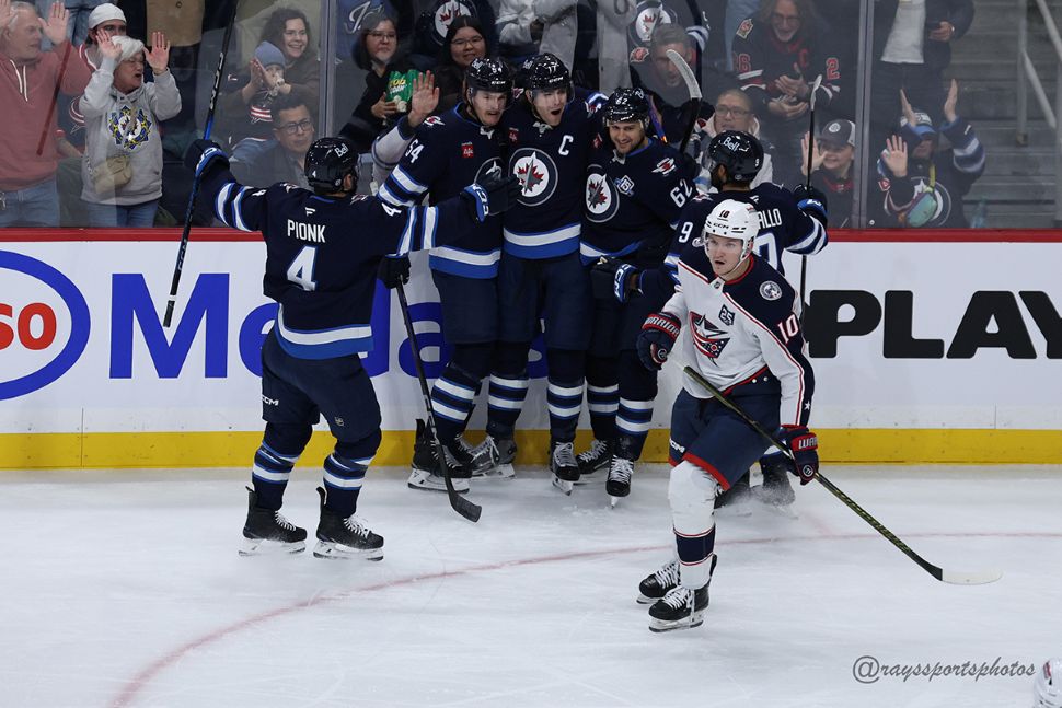 Jets return home with authority, top Blue Jackets in front of home crowd