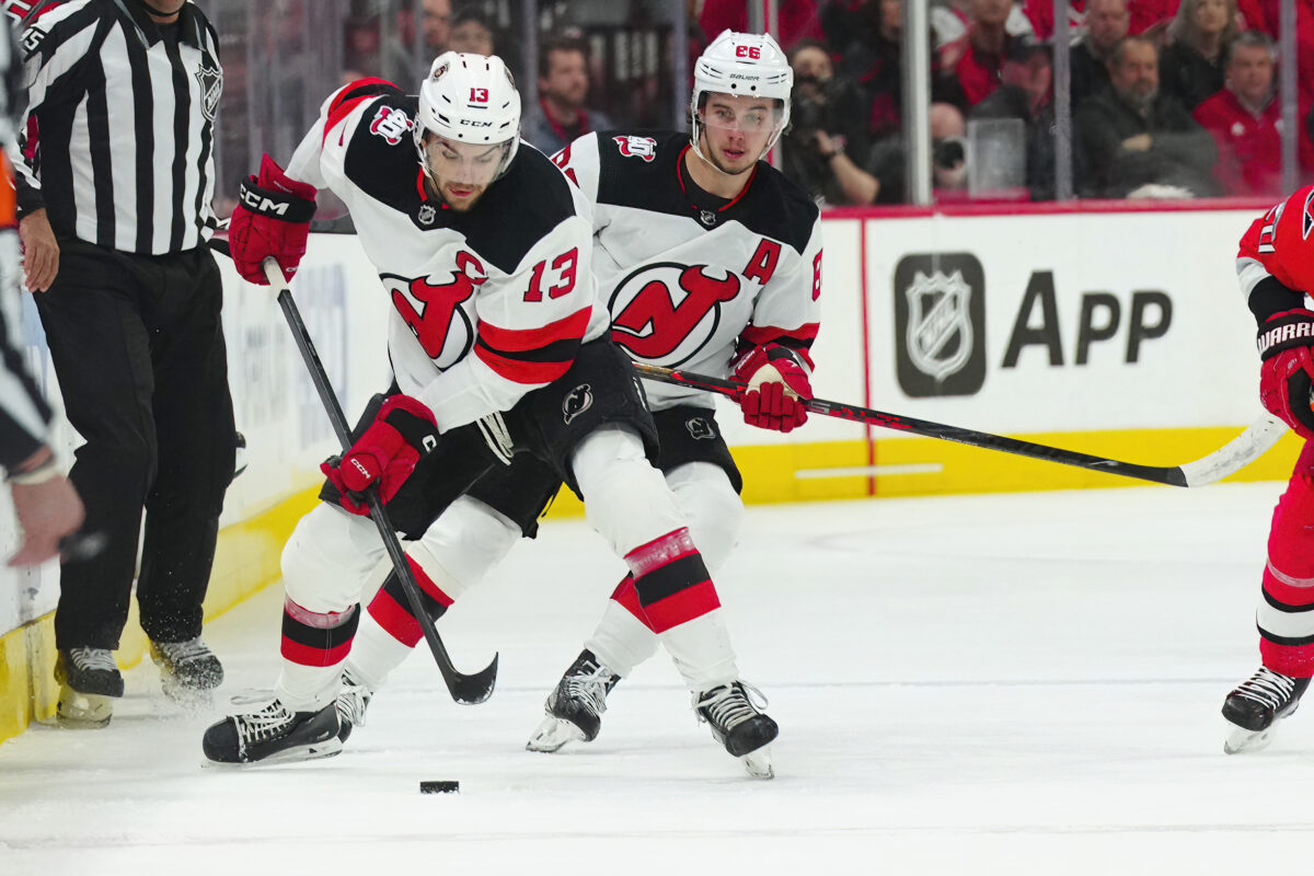 New Jersey Devils Nico Hischier Jack Hughes
