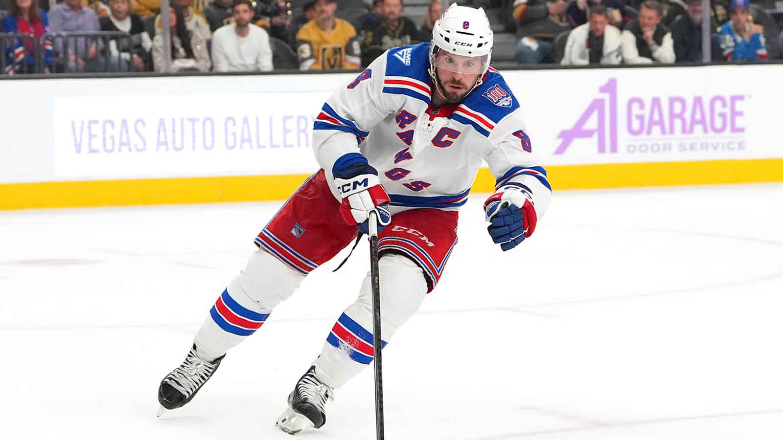 New York Rangers head coach Mike Sullivan coaches against the Nashville Predators during the first period at Madison Square Garden.