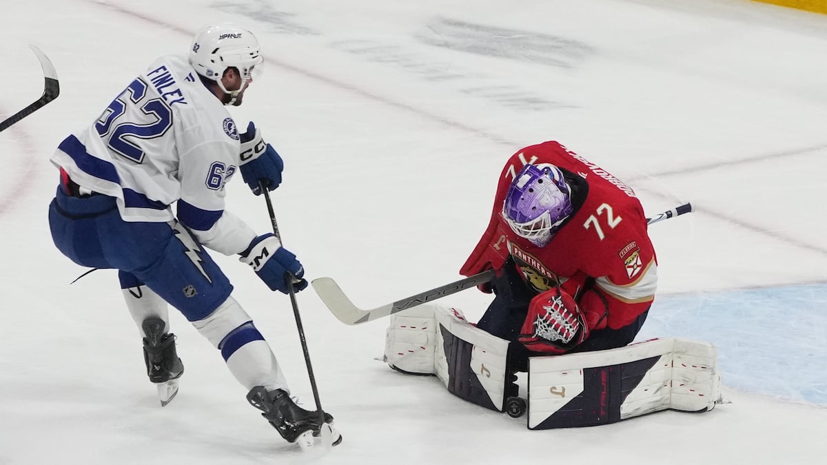 Jack Finley’s 1st NHL goal leads Lightning to win over Panthers - Tampa Bay Times