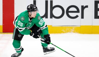 Stars defenseman Thomas Harley out for Saturday’s game vs. Philadelphia and near future
