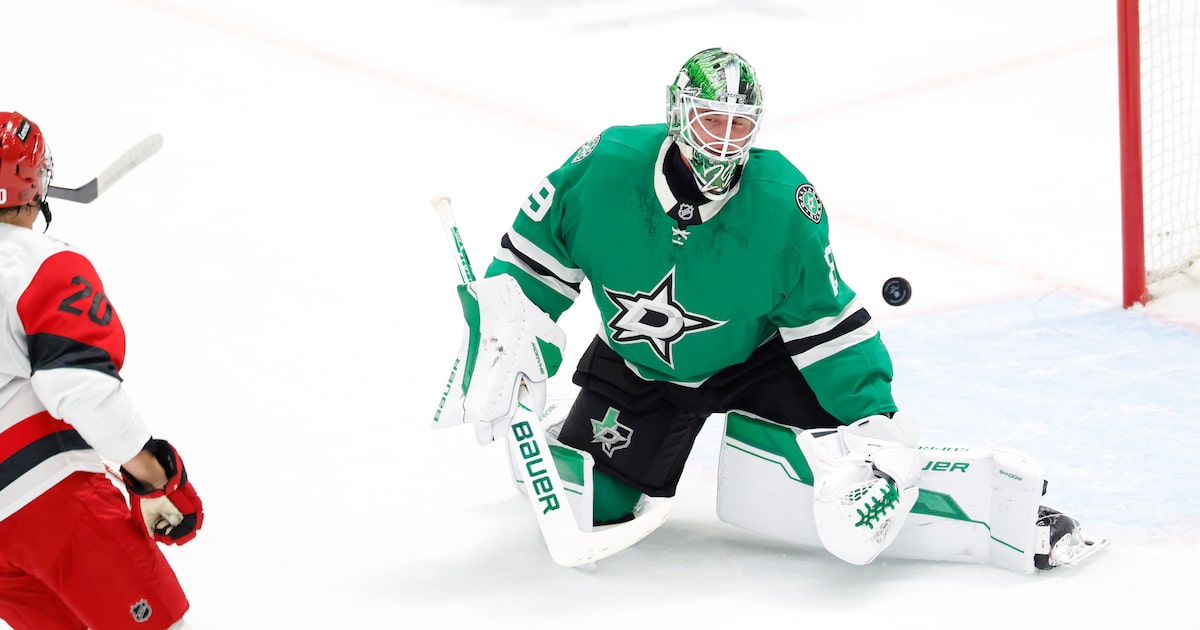 Stars goalie Jake Oettinger expected to miss Tuesday’s game vs. Oilers for birth of child