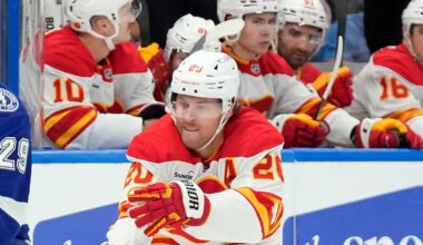 Calgary Flames’ Blake Coleman on trade rumours: ‘You hear it, obviously’