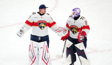 Jeff Petry’s 1,000th game erupts as the Panthers’ 8-5 win over the Canucks turns his tribute into a wild, unforgettable spectacle.