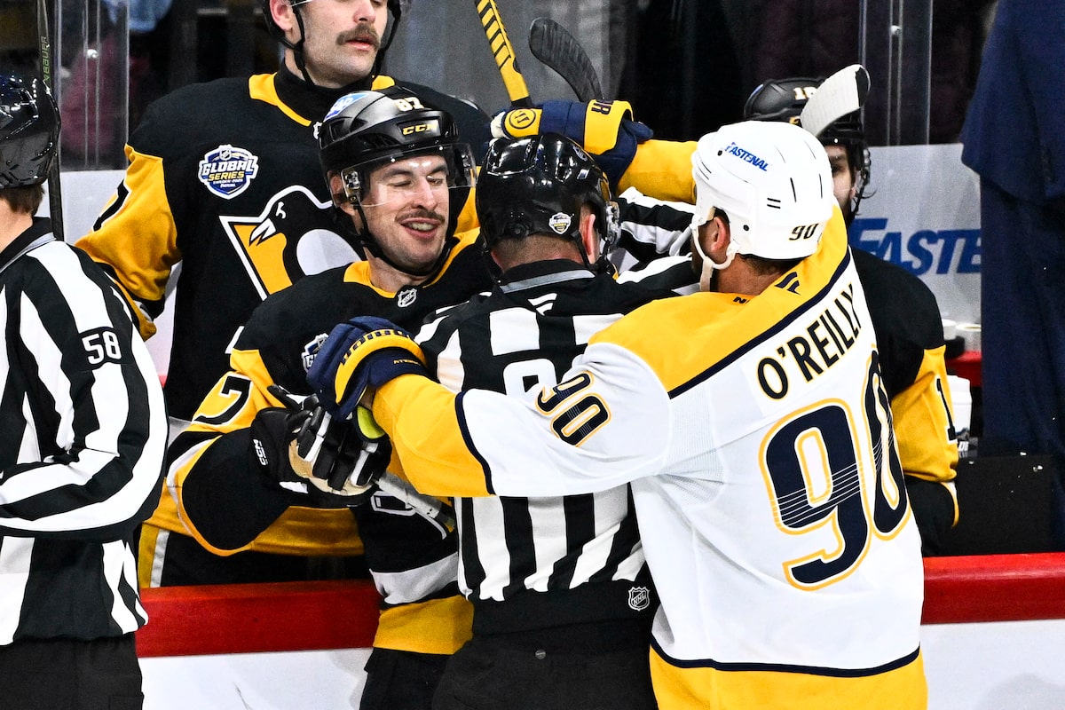 Crosby and Malkin lead the way as Penguins shut Predators out in Stockholm