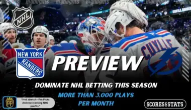 New York Rangers vs Tampa Bay Lightning preview graphic featuring NHL matchup promotion for November 29 2025.