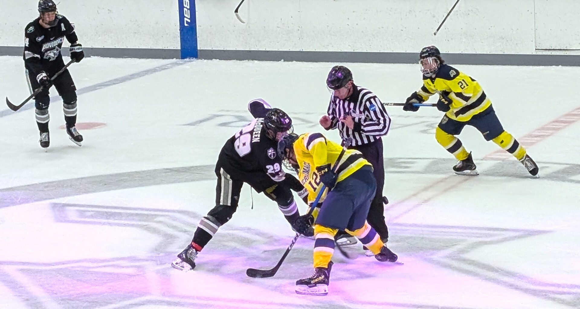 PC Hockey Team Splits Weekend Series with Merrimack Warriors