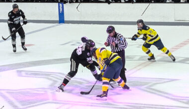 PC Hockey Team Splits Weekend Series with Merrimack Warriors