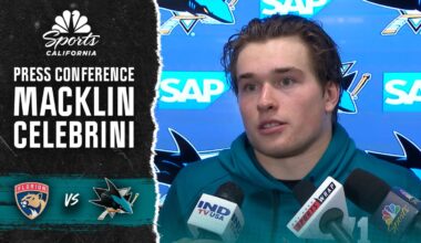 Macklin Celebrini applauds Yaroslav Askarov after Sharks’ win – NBC Sports Bay Area & California