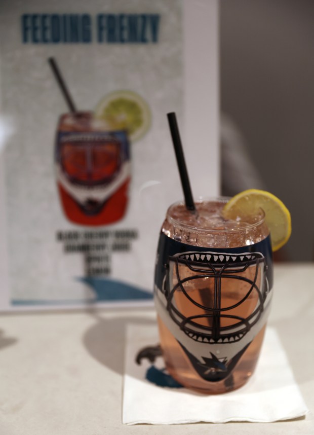 The Feeding Frenzy cocktail is served during the “Taste of...