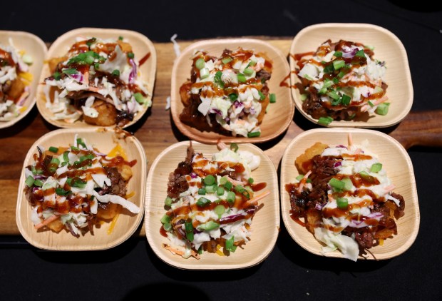 Mesquite and Oak’s Loaded Tator Tots are served during the...