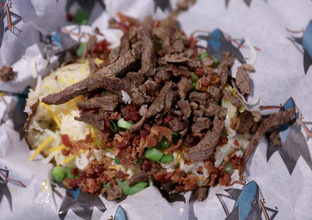 Ivan’s Baked Potatoes are served during the “Taste of the...