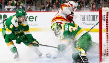 Wild backup goaltender Jesper Wallstedt finding his legs in NHL