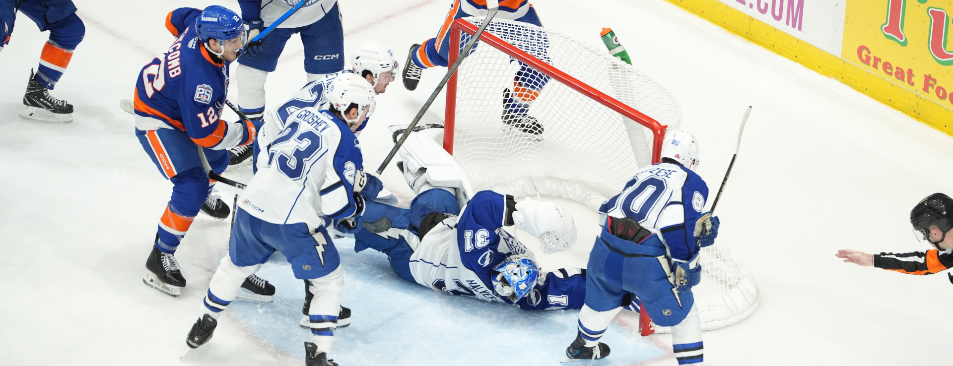 Islanders Drop Road Contest to Crunch, 5-3