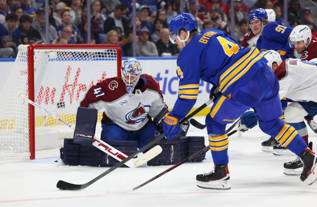 Scott Wedgewood Colorado Avalanche Bowen Byram Buffalo Sabres