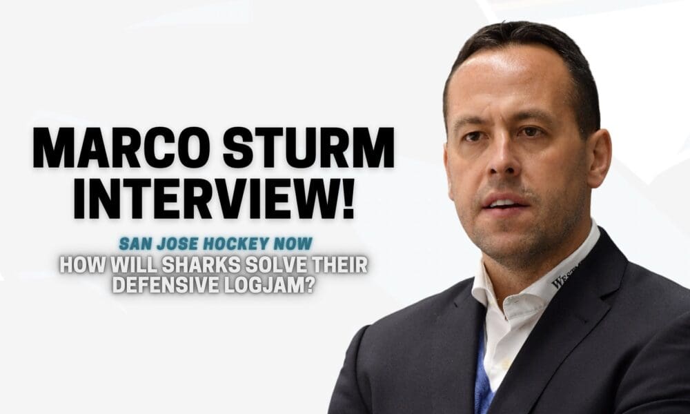 Marco Sturm Interview! | How Will Sharks Solve Defensive Logjam?