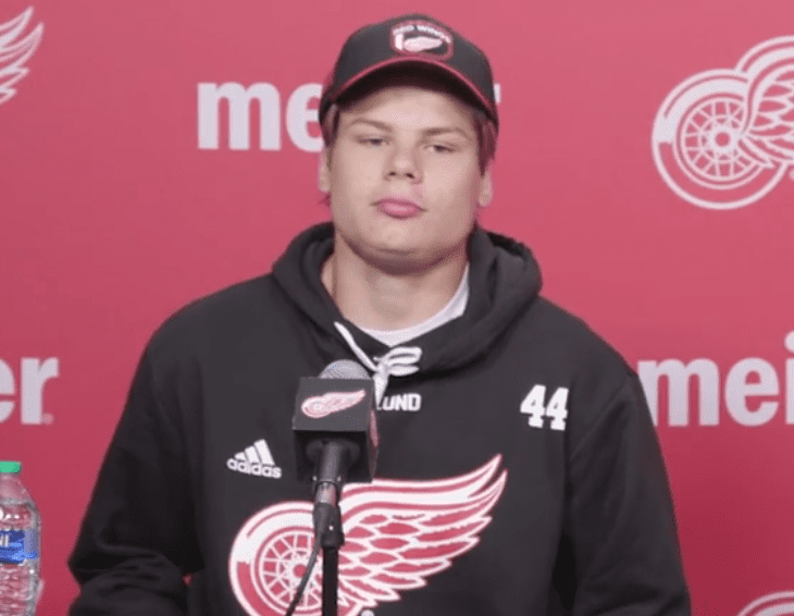 Charlie Forslund, Red Wings