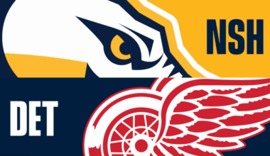 Red Wings vs Predators