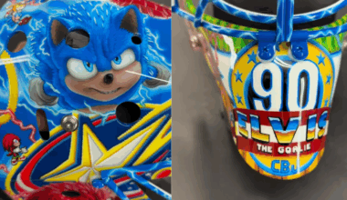 Sonic The Hedgehog Makes His NHL Debut—On Columbus Blue Jackets Goalie's Hockey Mask