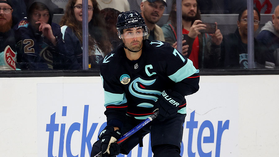 Seattle Kraken captain Jordan Eberle...