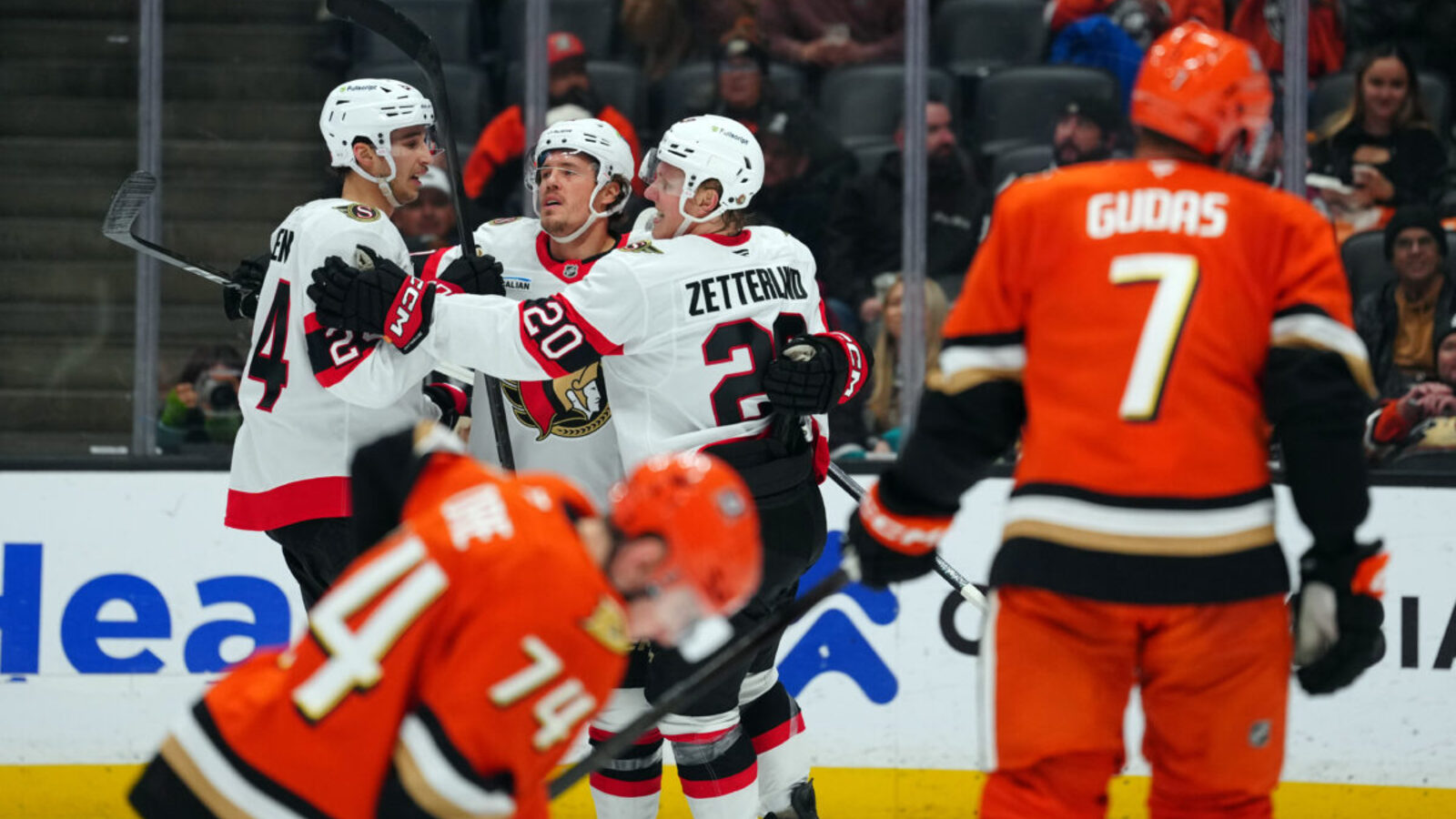 Senators Take a 3-2 Road Win Over the Ducks