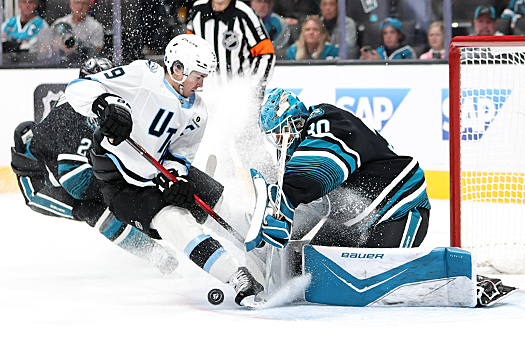 Celebrini completes hat trick in OT, Sharks recover to defeat Mammoth