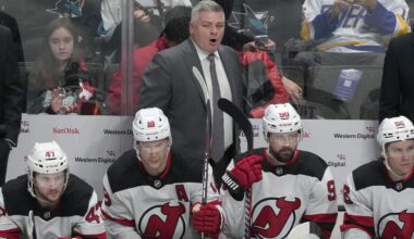 Devils Head Coach Fined for Unprofessional Conduct vs. Golden Knights