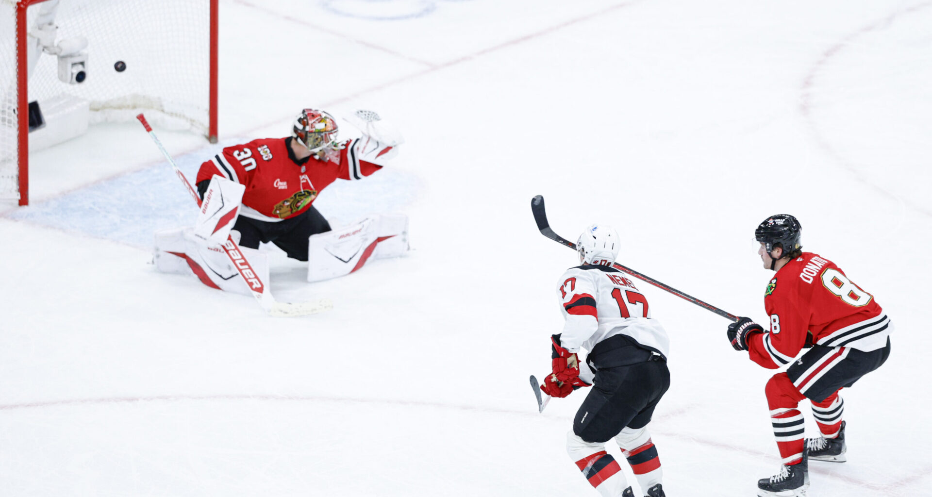 Blackhawks Push Devils to OT Despite Injuries and Possession Struggles