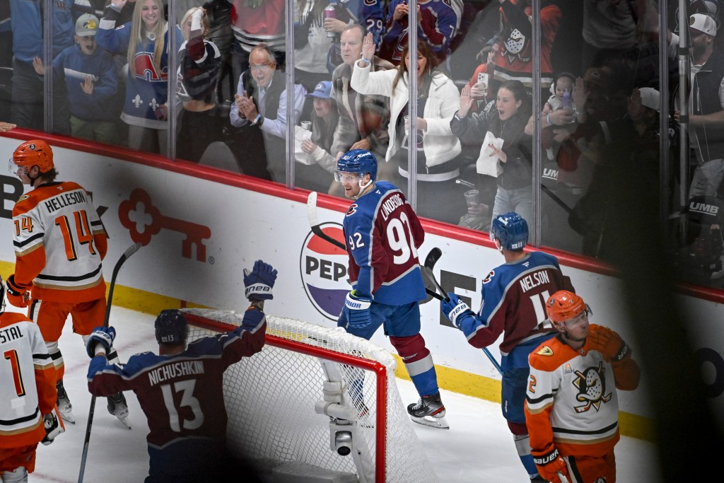 Avalanche captain Gabe Landeskog finally scored, and it was a big one