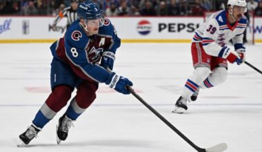 Avalanche's Cale Makar explodes for three points vs. Rangers