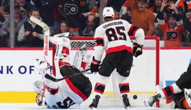 Flyers rally to gain point in OT loss to Ottawa