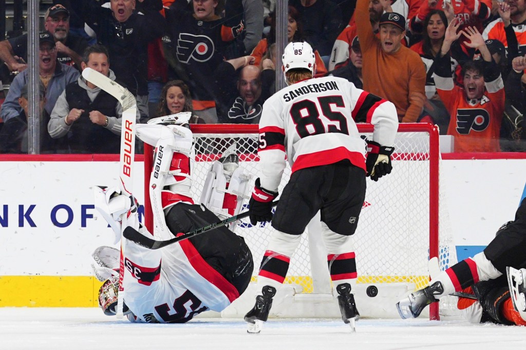 Flyers rally to gain point in OT loss to Ottawa
