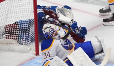 Necas has 2 goals, 2 assists as Avalanche beat Sabres 6-3 for 5th straight win
