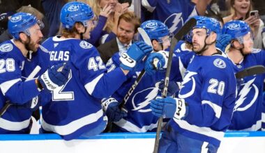 Why Oilers didn't challenge Lightning's tying goal for offside