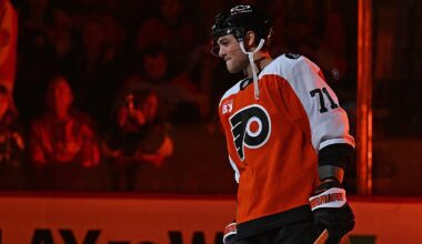 Flyers’ Tyson Foerster to miss at least ‘next few games’ after blocking shot – NBC Sports Philadelphia