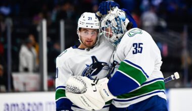Demko and Höglander to begin practicing, Lankinen may join team on road from personal leave