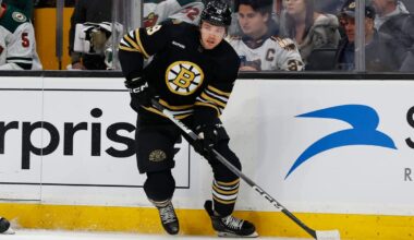 Bruins place Johnny Beecher on waivers