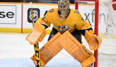 Saros’ struggles fall on the Predators defense in front of him