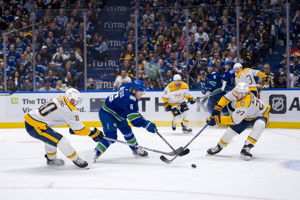 A brief history of Brock Boeser coming up clutch against the Nashville Predators