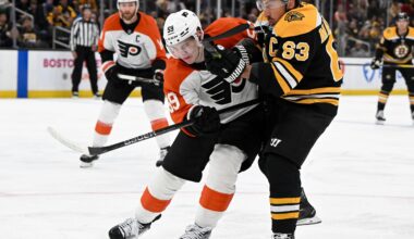 Flyers prospect Oliver Bonk resumes skating