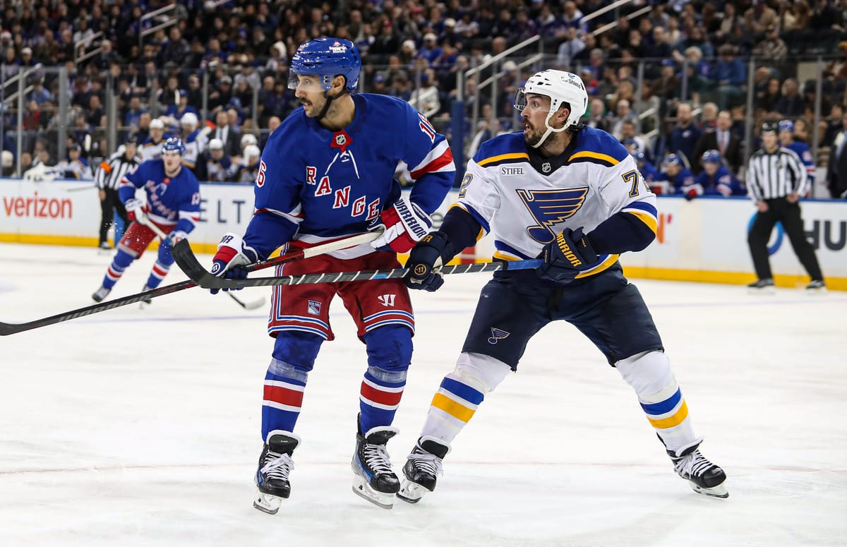 St. Louis Blues vs. New York Rangers Open Thread